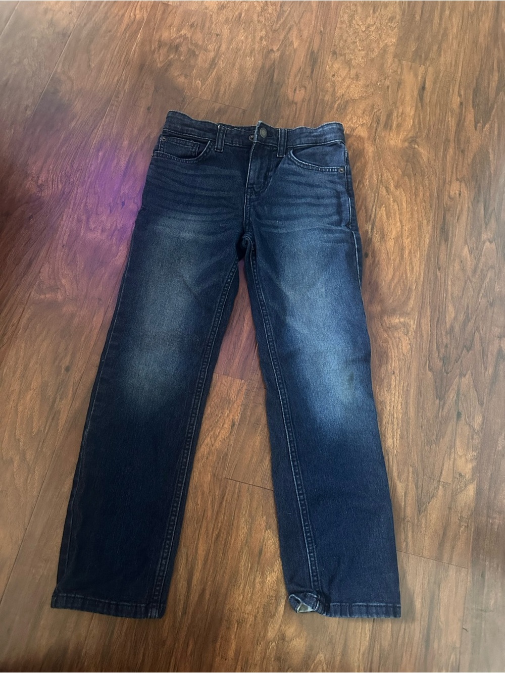 Cat & Jack Men's Navy Straight Jeans
